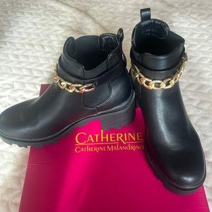 Catherine Malandrino Black Cully Booties, Size 6.5